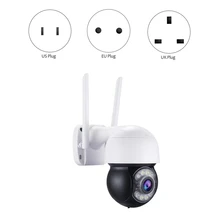 Cámara IP inalámbrica con Wifi para exteriores, videocámara impermeable con Control remoto, PTZ, Audio bidireccional, Monitor de seguridad para el hogar