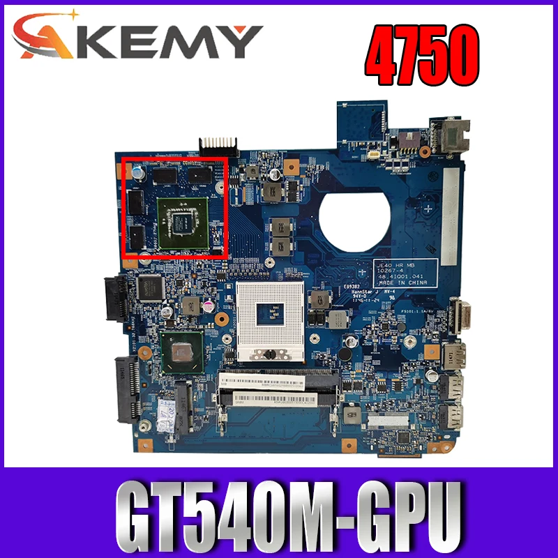 Для 48.41Q01.041 применимо к ACER MS2316 4750 4752 4755 4352 Материнская плата ноутбука PGA989 HM65 GT540M DDR3