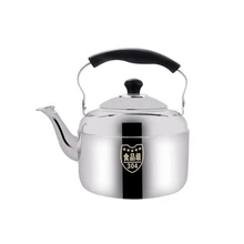 Большая емкость домашняя Кухонная Плита Кофе кемпинг открытый для газового ресторана чайник для воды со свистком из нержавеющей стали