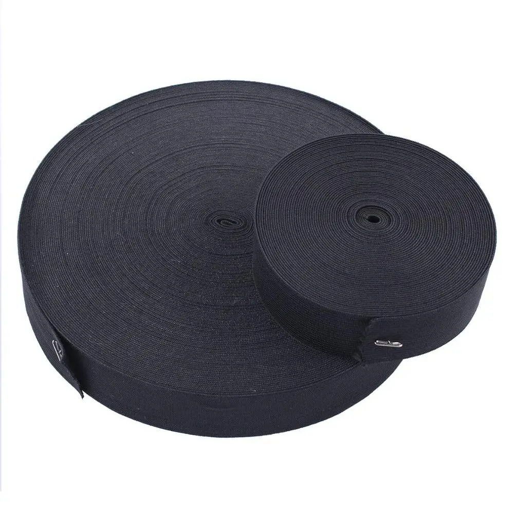

XTREND Best Long Elastic Bands 1.5/2.5/3.5/4.0cm Black Nylon Highest Elastic Band For Wig Cap Wig Making Accessories Diy 1.1yard