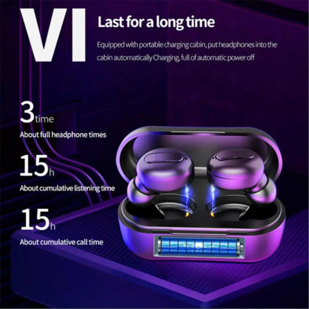 Bluetooth Wireless Headsets TWS Earphones Mini Earbuds with Microphone for iPhone Android Samsung LG Huawei P40 P30 Motorola E G