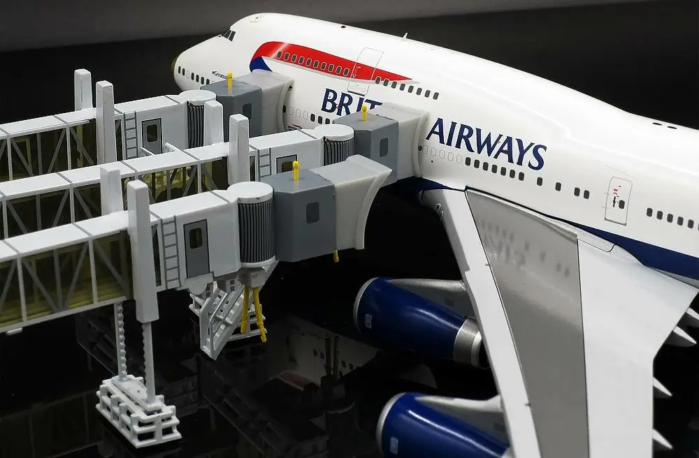 JC Крылья аэропорта посадочная лестница aerobridge 1/200 посадочная лестница Готовая модель
