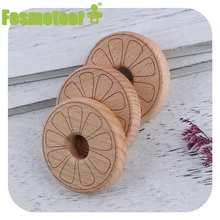 

Fosmeteor New Baby 10pcs Flower Beech Wood Toy Teether Baby Molar Teether Pacifier Chain Bracelet DIY Jewelry Accessories Toy