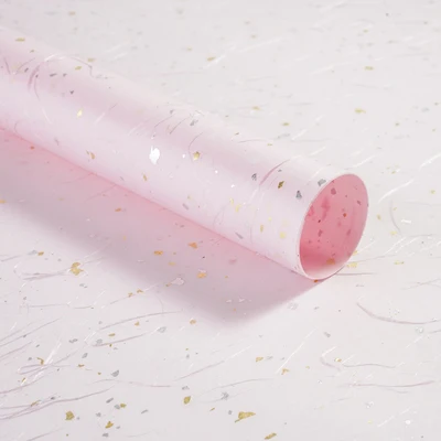 light pink Новые 10 шт золотые серебряные блестящие водонепроницаемые Цветочные оберточные бумаги Рождественский подарок оберточная бумага Новая бумага для рукоделия - Цвет: light pink