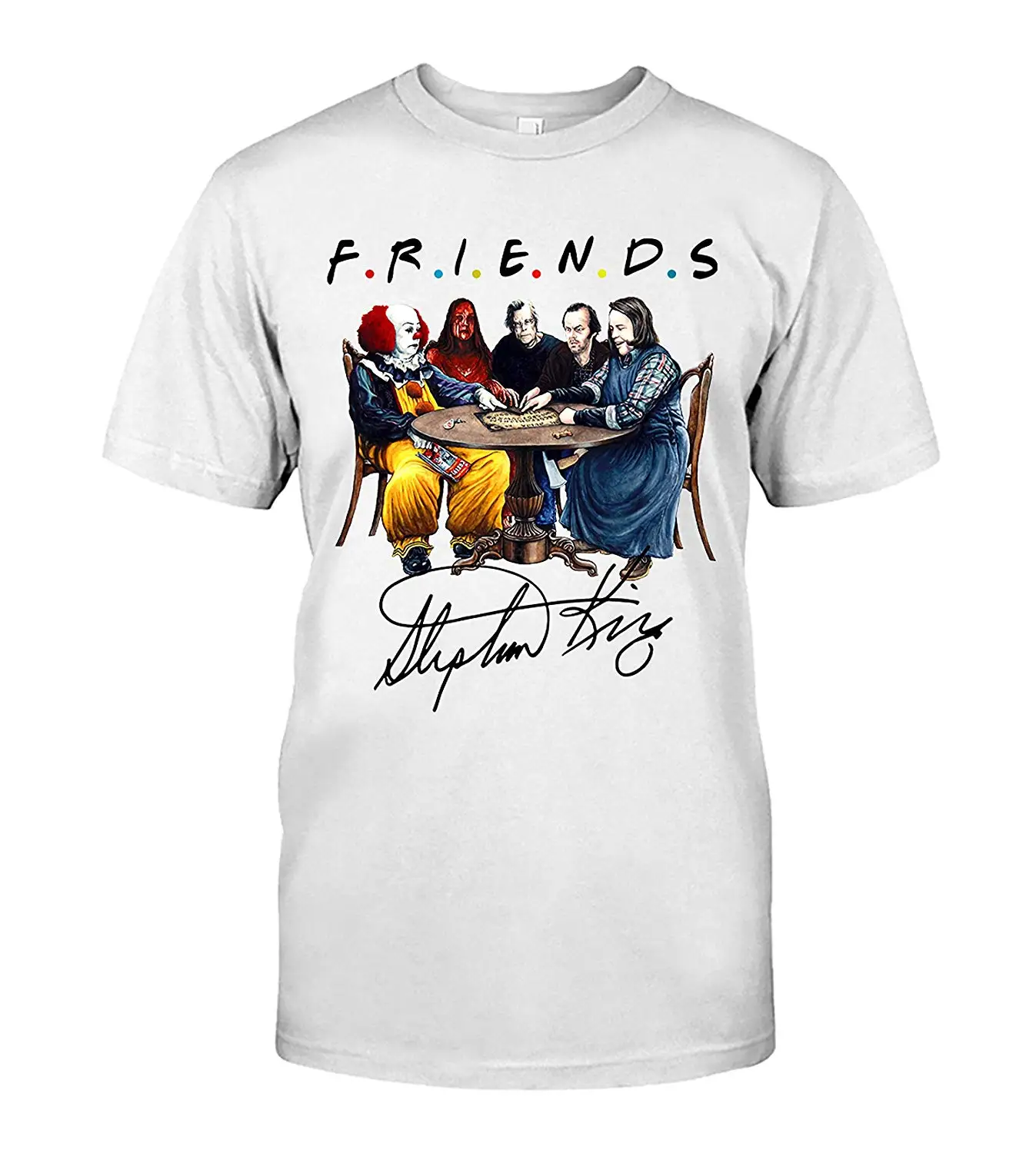 

Thank Stephen King for The Memories Horror Friends Funny T Shirt Men Tee Shirt Tops Short Sleeve Cotton Fitness T-Shirts