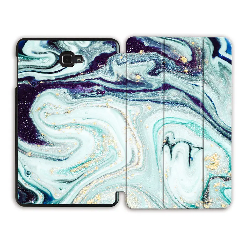 SS14 Чехол MTT с мраморной текстурой для samsung Galaxy Tab A A6 10,1 ''SM-T580 T585 из искусственной кожи, откидной Чехол-подставка, fundas, умный чехол для планшета - Цвет: SS14