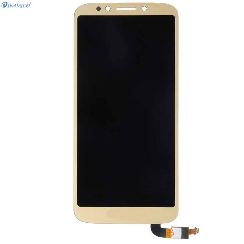 Dinamico 5,8" для Motorola Moto E5 Play Go lcd с сенсорной панелью, стеклянный экран, дигитайзер, сборка XT1921, дисплей