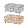 Shiny Tissue Box Elegant Napkin Holder for Living Room Bathroom Office Bar 5
