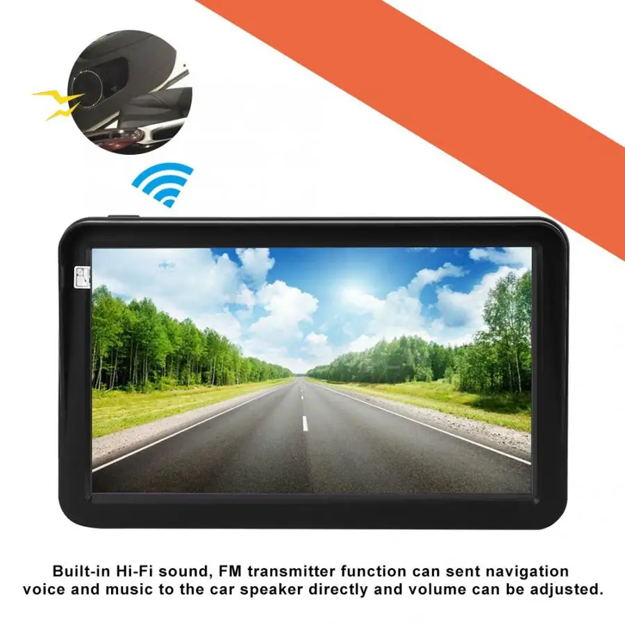 9 дюймов емкостный сенсорный экран автомобильный gps навигация 256 Мб 8 ГБ 800 МГц навигатор Аудио/Видео плеер Navigasyon