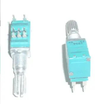 

2pcs/lot ALPS switch 09 type A10K 20MM handle double with potentiometer with switch