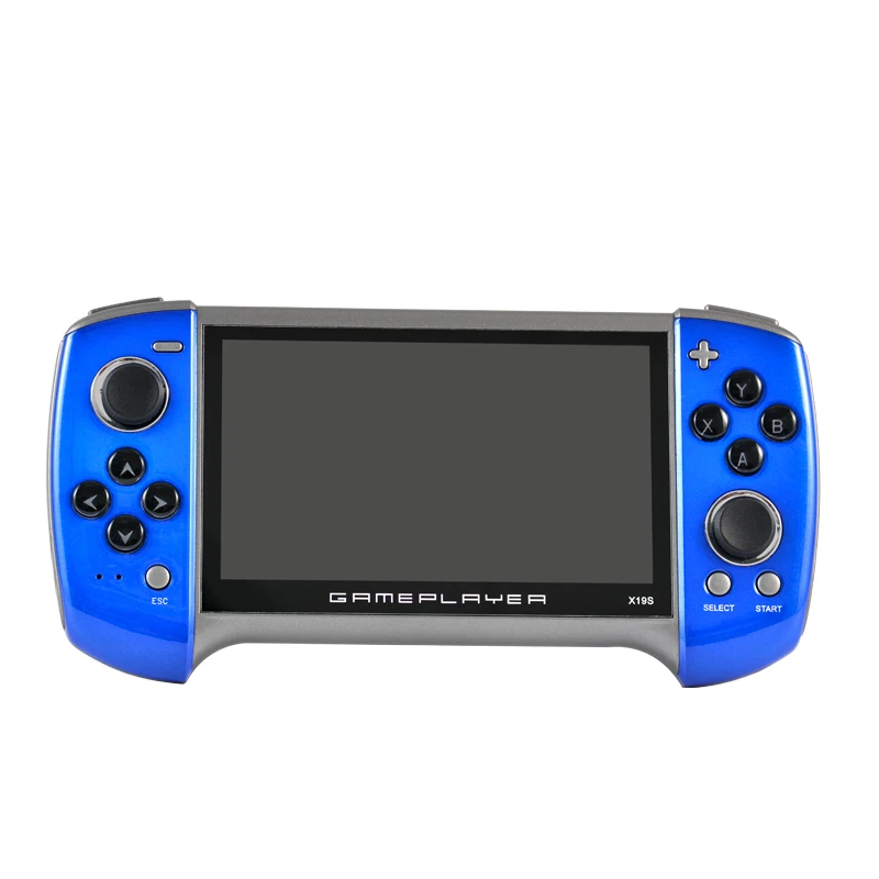 5.1 Inch Handheld Portable Game Console X19s Dual Joystick 8GB Preloaded 1000 Games Support TV Out Video Game Camera Machine