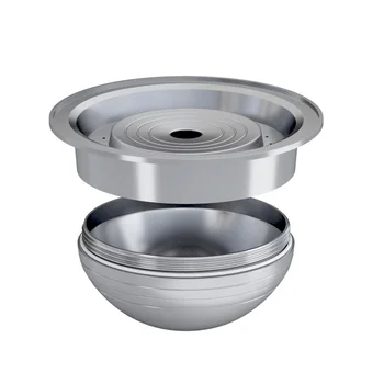 

70ML Stainless Steel Reusable Coffee Filter Capsule Pod For NESPRESSO VERTUO Replacement Accessories