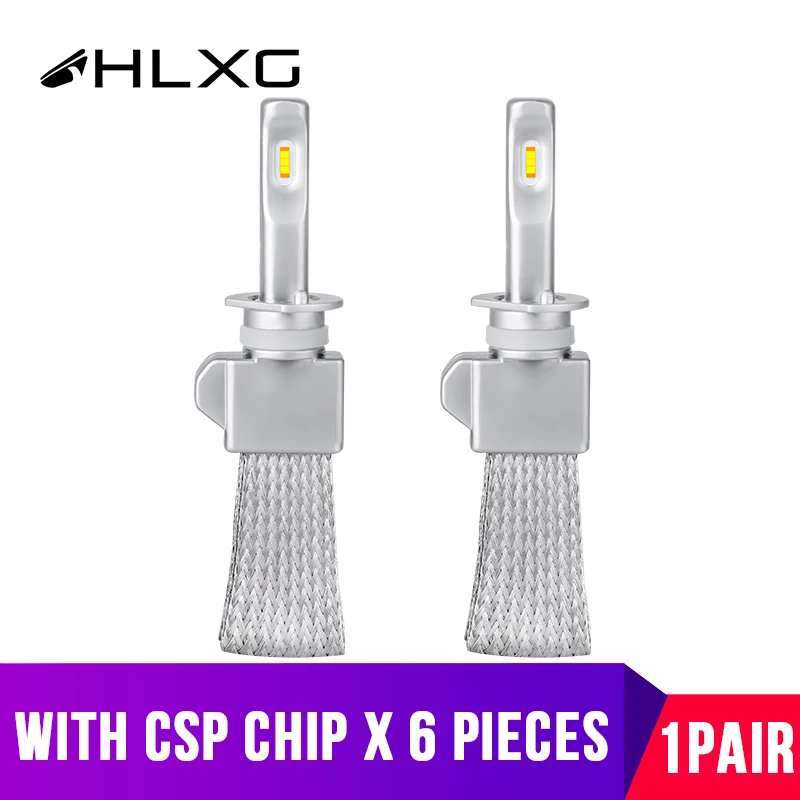2pcs H7 led H4 H11 H1 H8 H9 Csp lampada auto radiators Car Headlight Headlamp fog lamp light Bulb bulbs for cars 2200LM 12V | Автомобили и