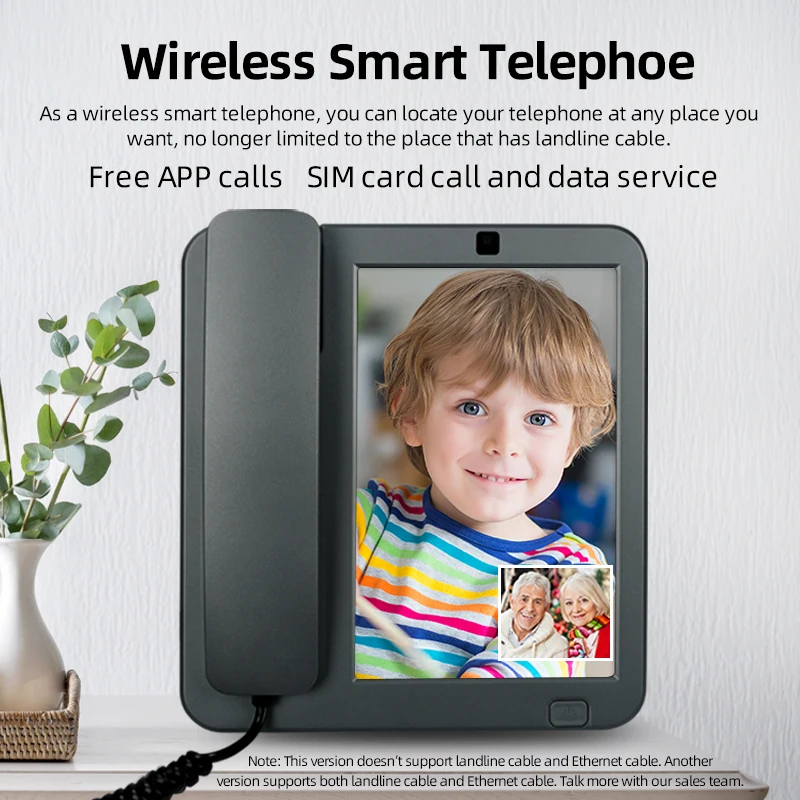 KT5 Telephone Portable Android10.1 Operation System VoLTE Android KT5 Telephone Portable Wall Mount Desk Phone smart mobile phones