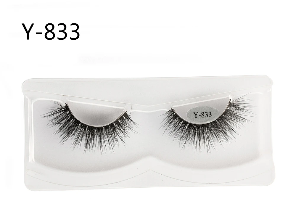 Yelix New Fashion Human False Eyelashes Strip 30 Pairs 3D-8D Mink Fur Lashes Make up Natural Fake Wispy Eyelash Beauty Tools