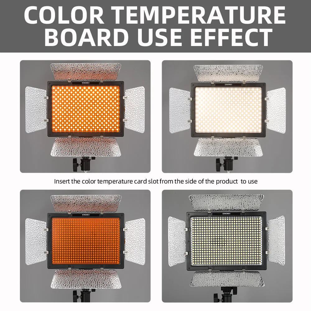 YONGNUO YN600L II YN600II 600 светодиодный светильник для видеосъемки панель с адаптером