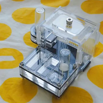 

Mini Acrylic Ant Nest Palm Ant Castle Ant Pet Farm With Two Water Towers Insect Terrarium