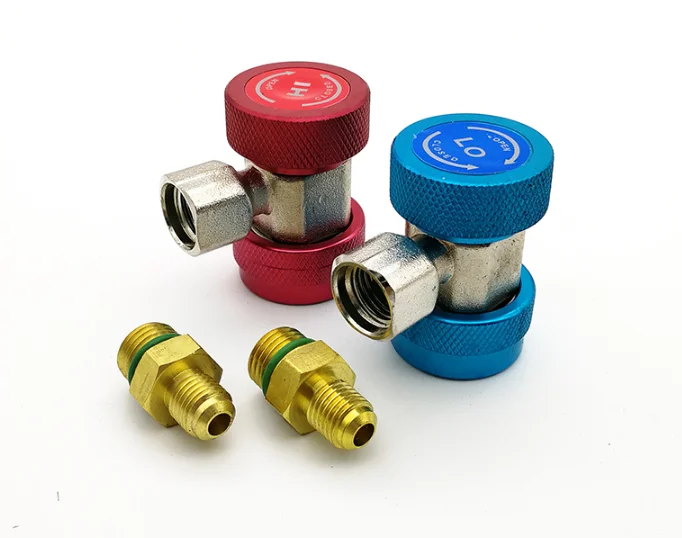 R134A all copper auto quick joint fluorine conversion joint adjustable quick J03