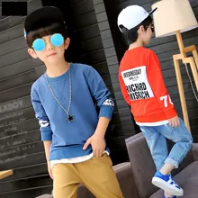 Детская одежда; осенняя одежда; Новинка года; стильная толстовка для мальчиков; топ для малышей; детская футболка с длинными рукавами; сезон весна-осень