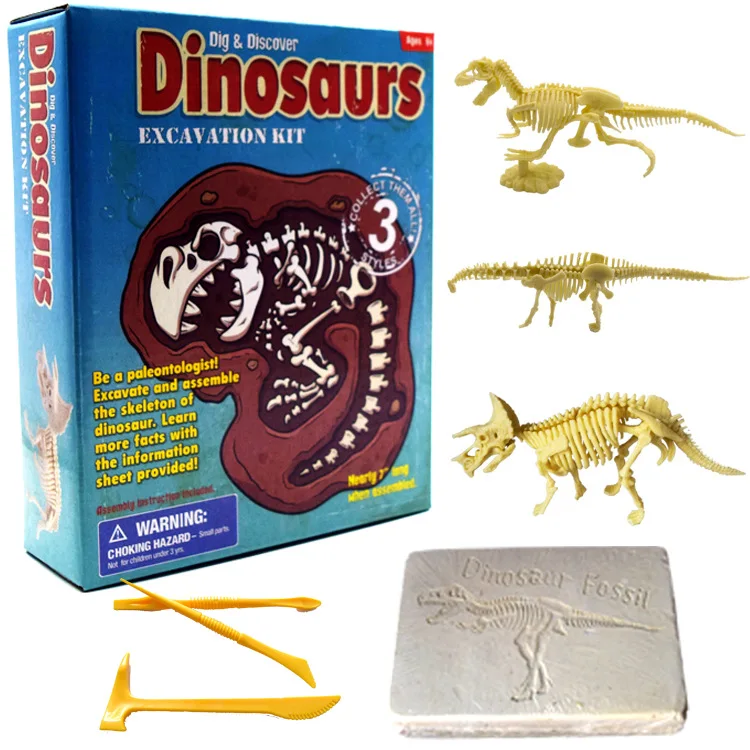 Игрушка для детей DIY Archeology динозавр Fossil Dig Собранный Dig Archeology игрушка подарок для юного студента