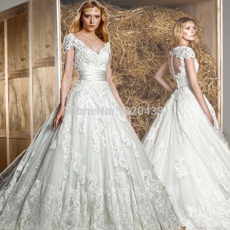 vestido de noiva Renda Кружевная аппликация для принцессы с рукавом-крылышком, открытая спина, свадебное платье, платья для матери невесты