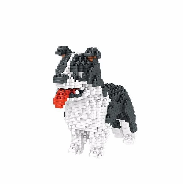 Blocksteine Haustierhund Corgi Hund Spielzeug Modell Blöcke Gift Blöcke Geschenk 