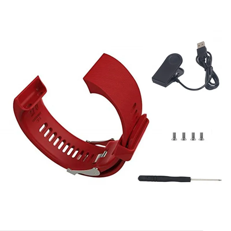 Для Носимых устройств для Garmin Forerunner 35/30 часы монитор сердечного ритма наручные часы+ зарядное устройство для relogio inteligente