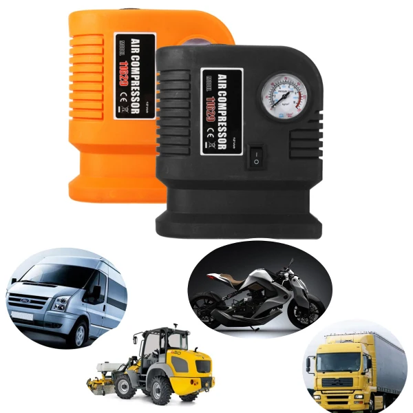 

Audew Electric 300PSI 12V Mini Portable Air Compressor Pump Auto Car Tire Inflator for Auto/Motorcycle
