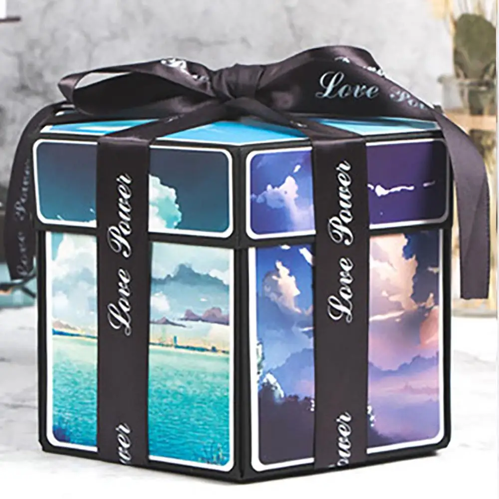 

Surprise Happy Party Love Explosion Gift Box Birthday Scrapbook DIY Photo Album Gift #3B30
