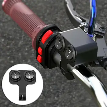 

12V Motorcycle ATV Handlebar Dual Button Switch Motorbike Refit Headlight Hazard Brake Fog Light Switches wholesale CSV