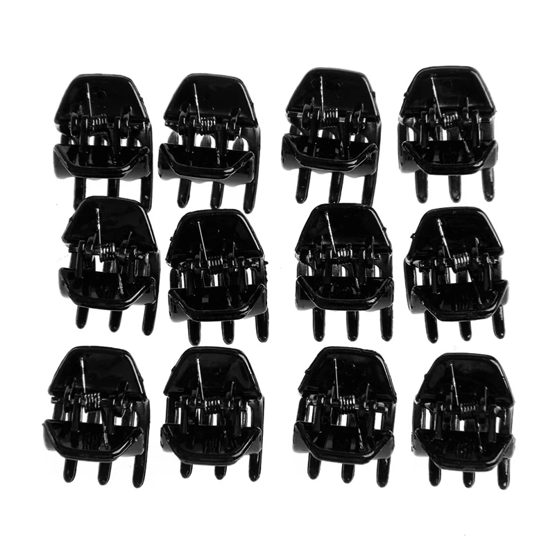 

12 Pcs Women Girls Hair Accessory Styling Plastic Mini Clip Claw Clamp New U4LE