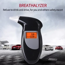 Portable Alcohol Tester Smart Alcohol Breathalyzer Analyzer Alcohol Testers Alcool Breath Detector LCD Display Quick Response