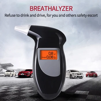 

Portable Alcohol Tester Smart Alcohol Breathalyzer Analyzer Alcohol Testers Alcool Breath Detector LCD Display Quick Response