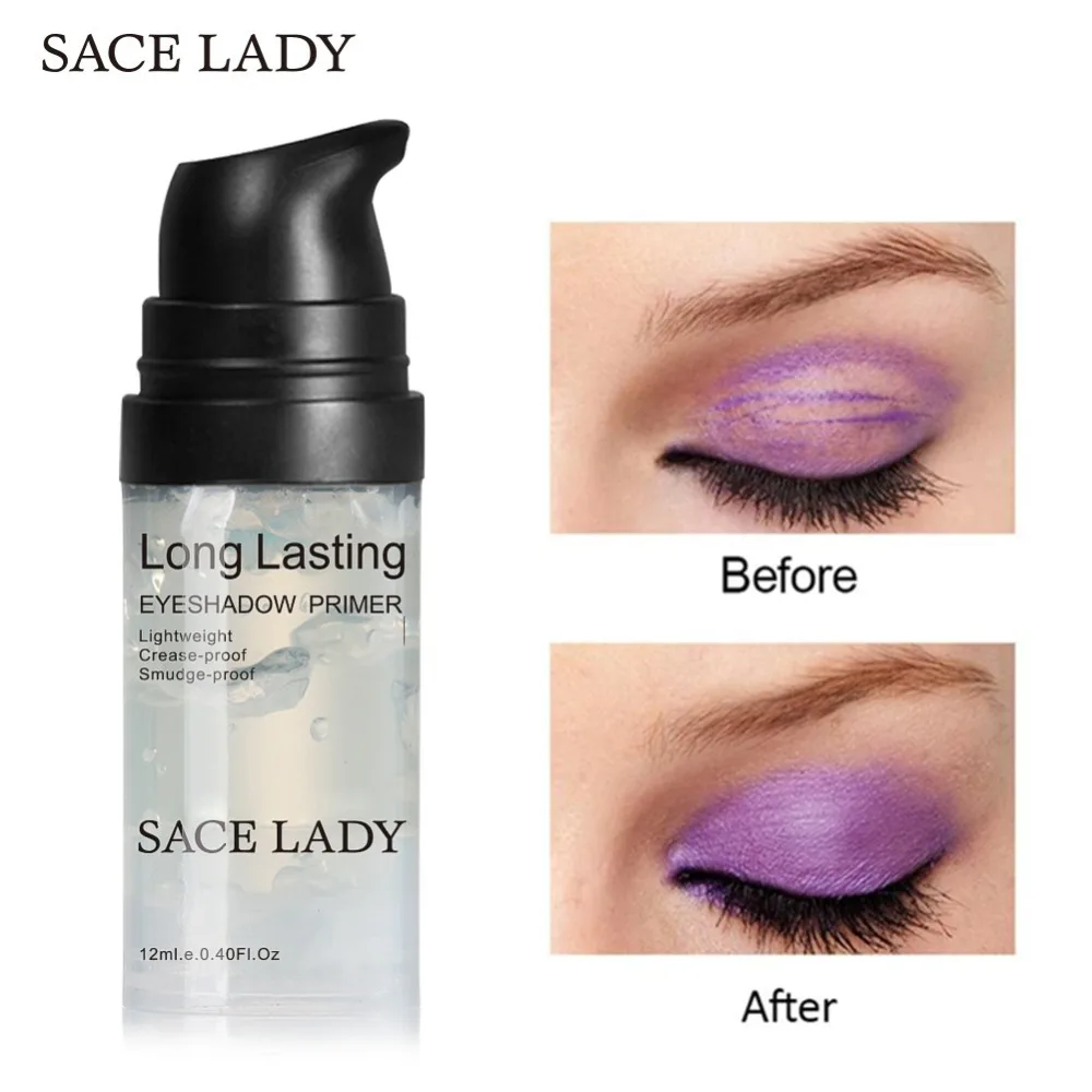 Праймер для макияжа Sace Lady основа удлиняющие тени век Осветляющий Матовый крем