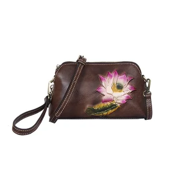 

Vintage Splicing Leather Geometric Women Shoulder Bags 2020 New Retro Embossed Tassel Patchwork Messenger Bag