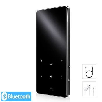 

HIFI MP3 Player with Bluetooth 4.2 FM Radio Touch Key 1.8 Screen mini mp3 sport MP 3 music player portable metal walkman 128GB