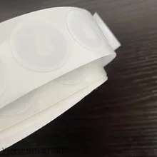 100 Uds número de seguimiento 25mm pegatinas NFC protocolo 13,56 MHz ISO14443A Universal RFID etiqueta NFC de teléfonos etiqueta NFC tarjetas