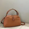 New Elegant Soft Togo Leather Tote Bag 100% Natural Leather Women's Handbag Luxury Designer Ladies Shoulder Bag Simple ► Photo 2/6