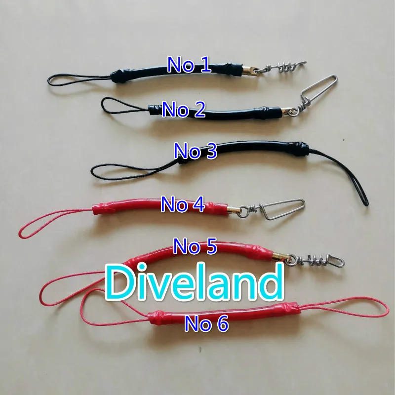 Spearfishing Shock Cord Spearguns Bungee Shockcord with Swivel/Snap for Speargun Shooting Line Spearfishing Accessories