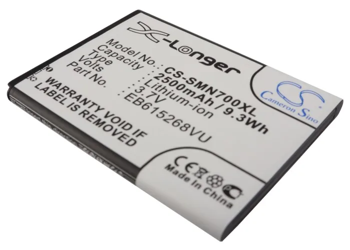 Обновленная батарея Cameron Sino для TELSTRA Galaxy Note, GT-N7000B Next G 2500 mAh/9,25 WH