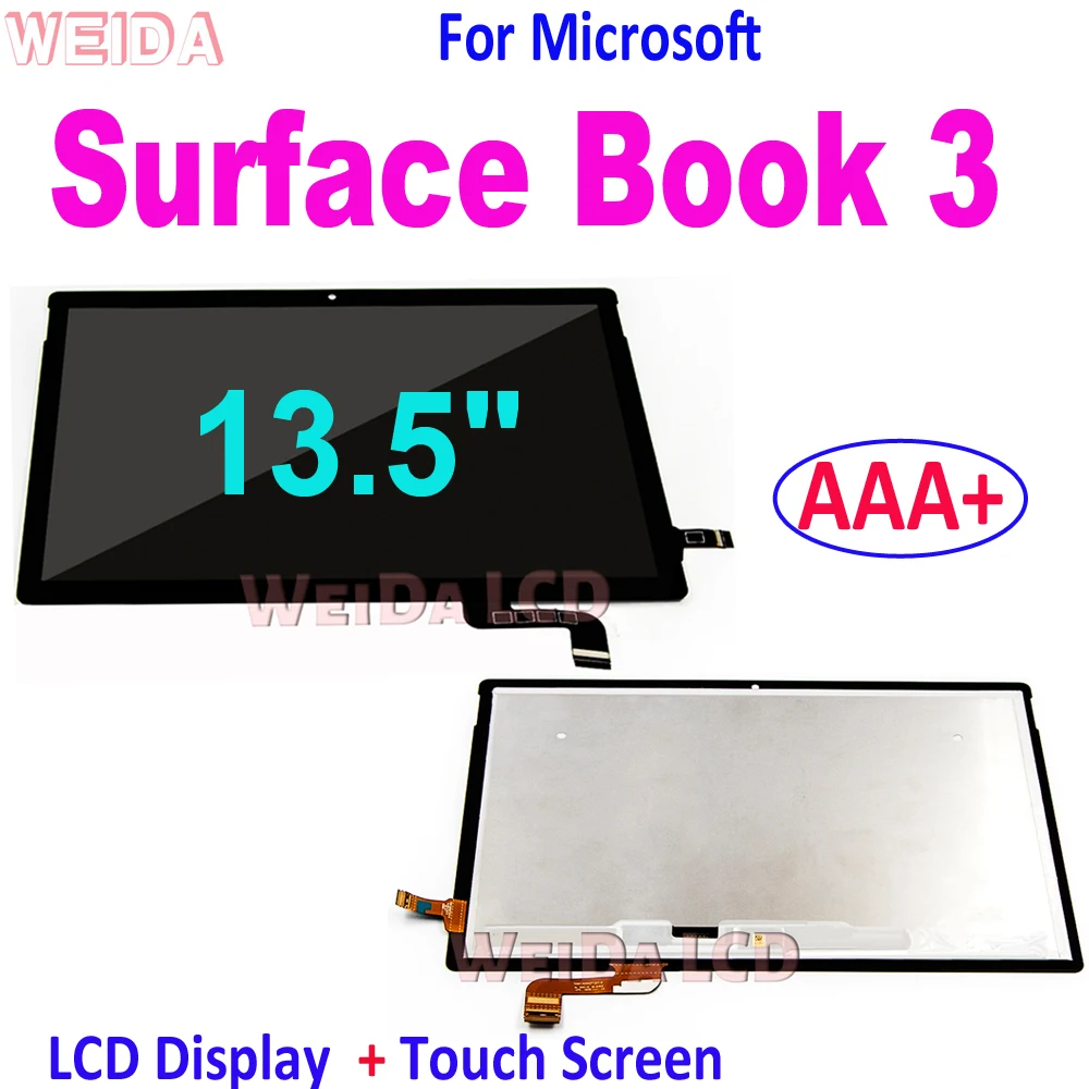 Aaa 13.5 "Lcd Per Microsoft Surface Book 3 Display Lcd Touch Screen Digitizer Assembly Per Surface Book 3 Book3 Schermo Lcd