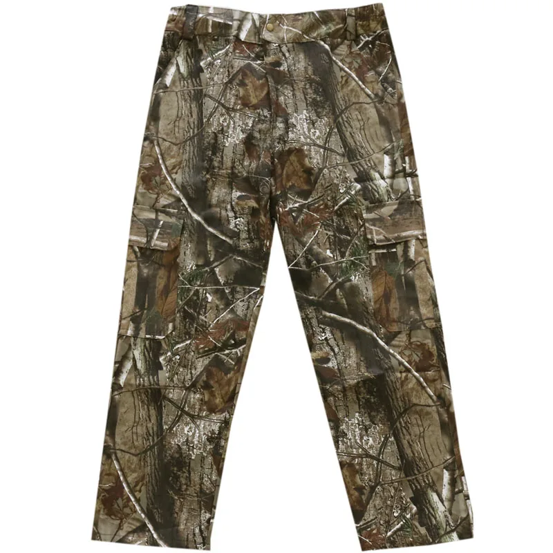 100% Cotton Men's Hunting Camouflage Pants Real Tree Bionic Trousers@11 