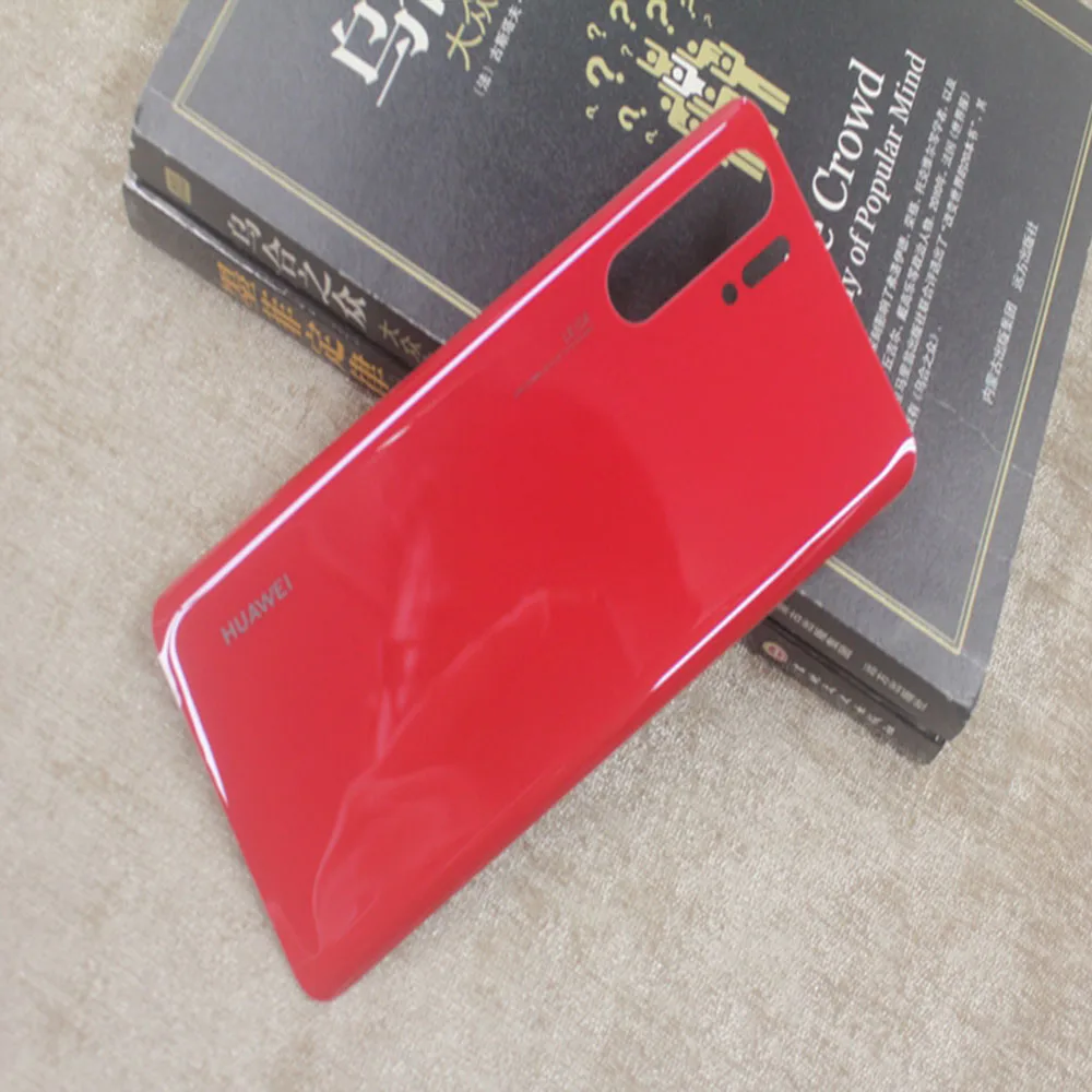 Red P30 Pro huawei P30 Pro, задняя батарея, стеклянная крышка, Замена для huawei P30 Pro, задняя крышка корпуса, задняя крышка, чехол+ наклейка - Цвет: Red P30 Pro