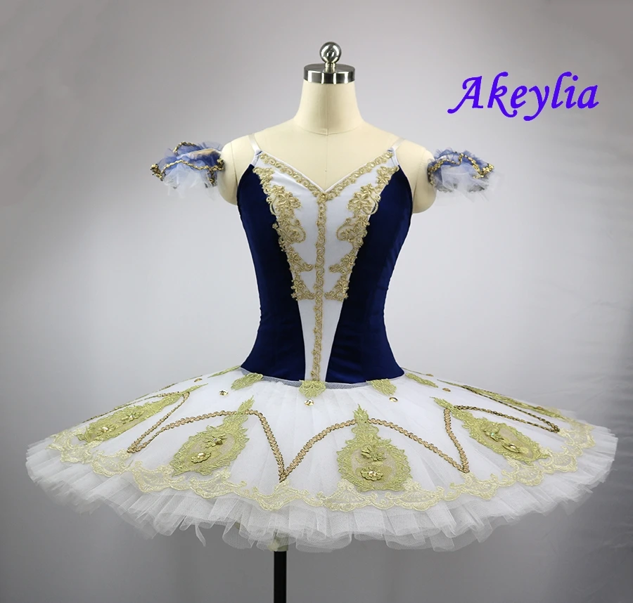 Royal Blue Professional Tutu White Nutcracker Tutu Costume Girls Adult
