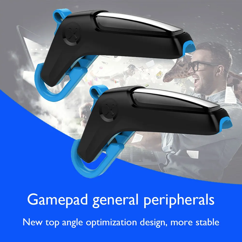 Portable Game Controller for iPhone Samsung Galaxy Android Smart Phone Auxiliary Button Gamepad Joystick for Thin Mobile Phones