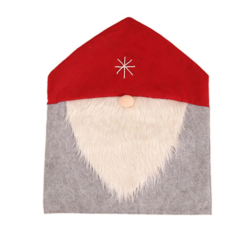  Merry Christmas Chair Cover Dinner Dining Table Decoration Supplies For Home Restaurant Chair Cover