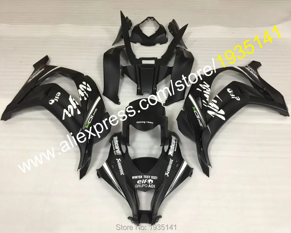 Для Kawasaki Ninja ZX10R Matte ZX 10R матовый черный спортивный мотоцикл обтекатель(литье под давлением
