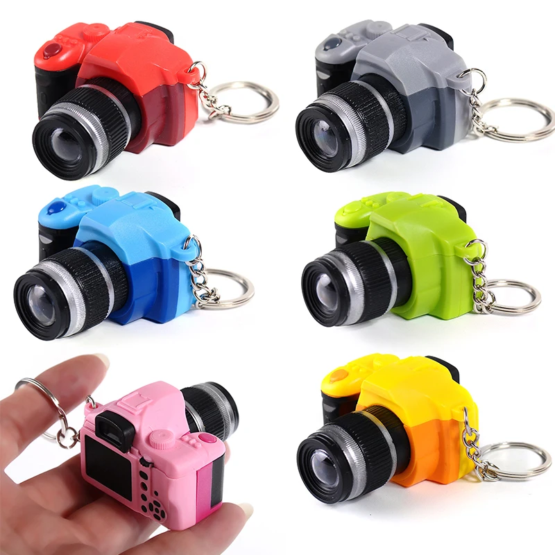 1PcsNewFashionCameraMiniToyCameraCharmKeychainWithFlash