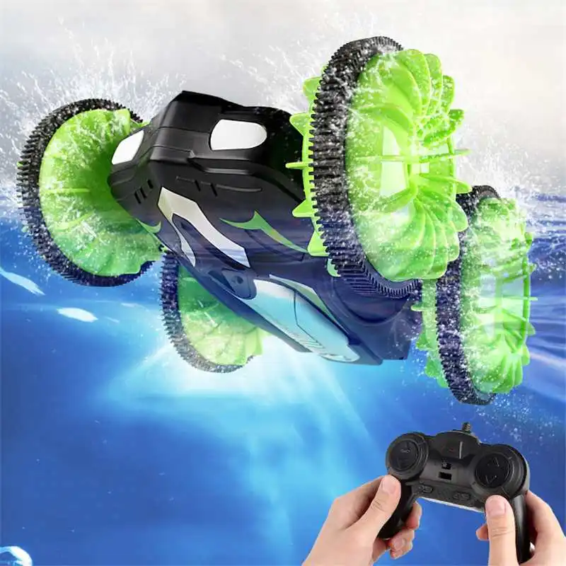 

Waterproof Remote Control Children's Car Model Amphibious Toy Climbing Car Underwater 2.4G Wireless rechargeable battery RC Cars