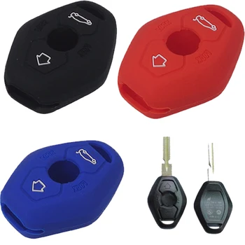 

Silicone Car Key Cover For BMW 1998-2005 FOB Remote Case key bag Wholesale price